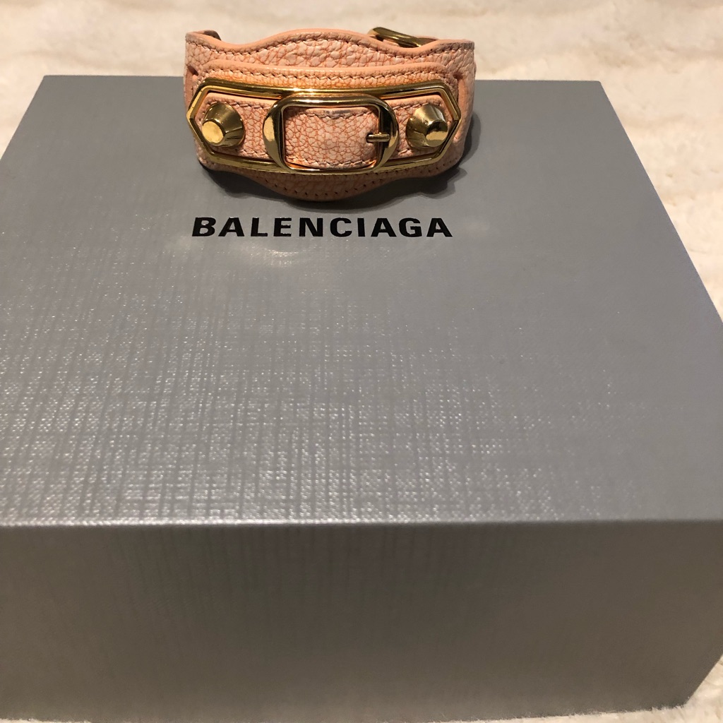 Authentic Balenciaga Arena Cuff Bracelet 125$